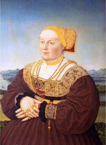 Conrad Faber von Kreuznach Portrait of Anne von Glauburg, born Knoblauch oil painting image